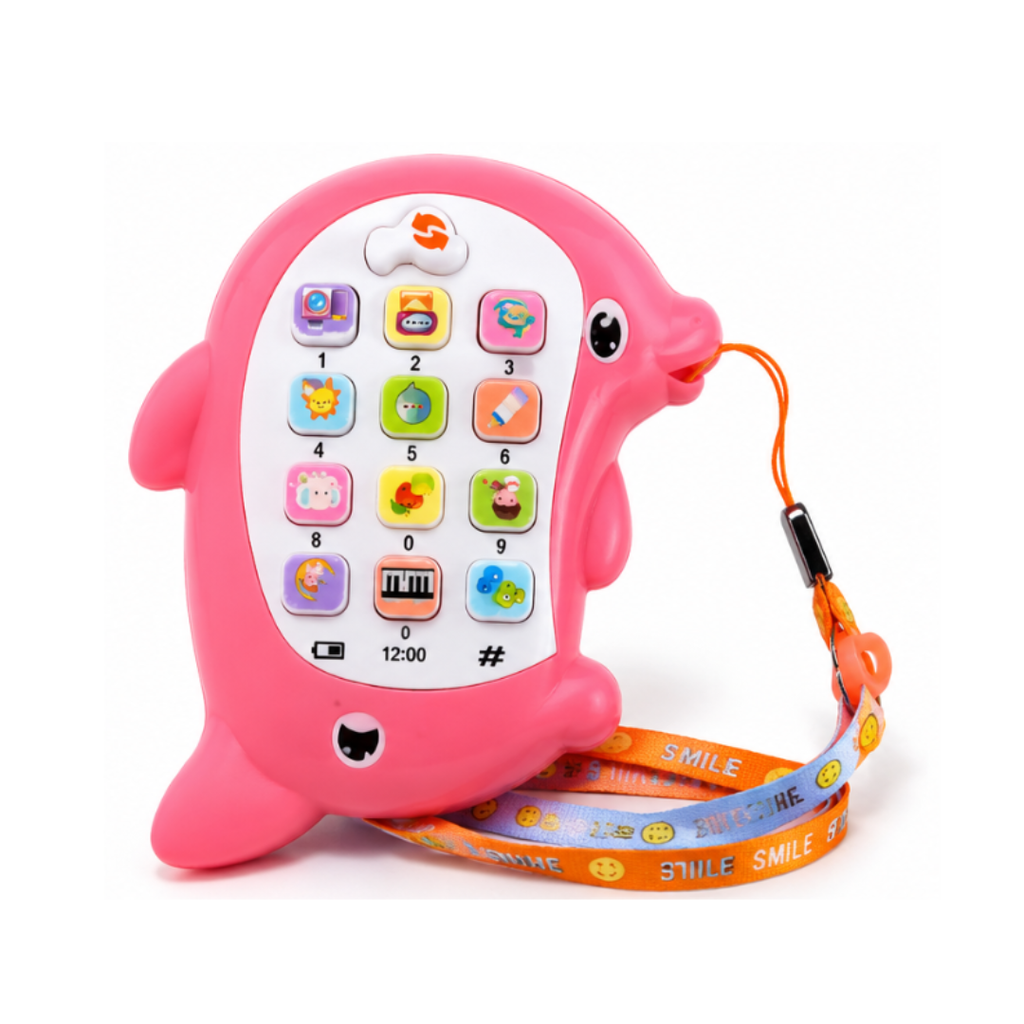 Toy Rush Dolphin Musical Toy Phone, colour as per availability (3Years+)