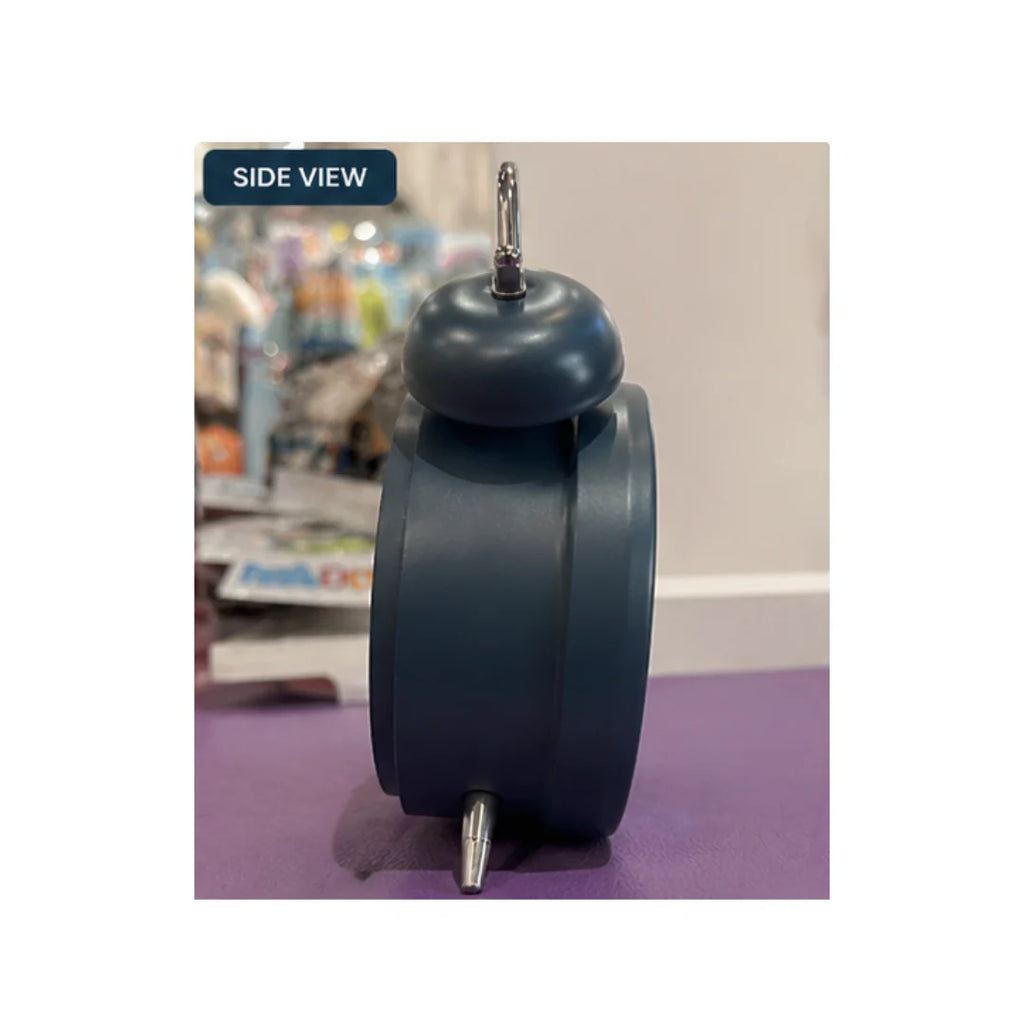 Twin Bell Alarm Clock - Loud Ring Metal Table Clock, Colourful Dial