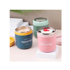 Stainless Steel Vacuum Food Jar with Lid & Spoon - Insulated Soup Cup