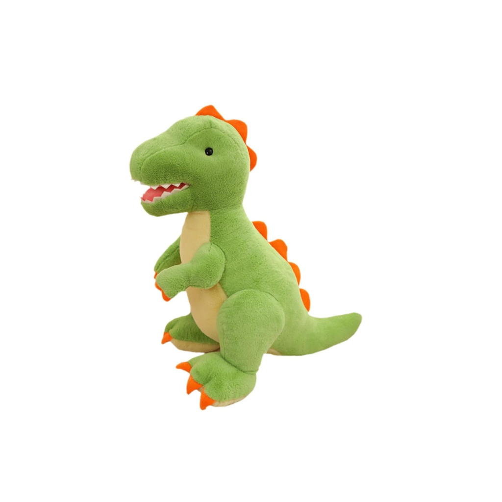 Rolex Cartoon Dinosaur Plush Toy – Soft Green Stuffed Animal for Kids 3+ Years
