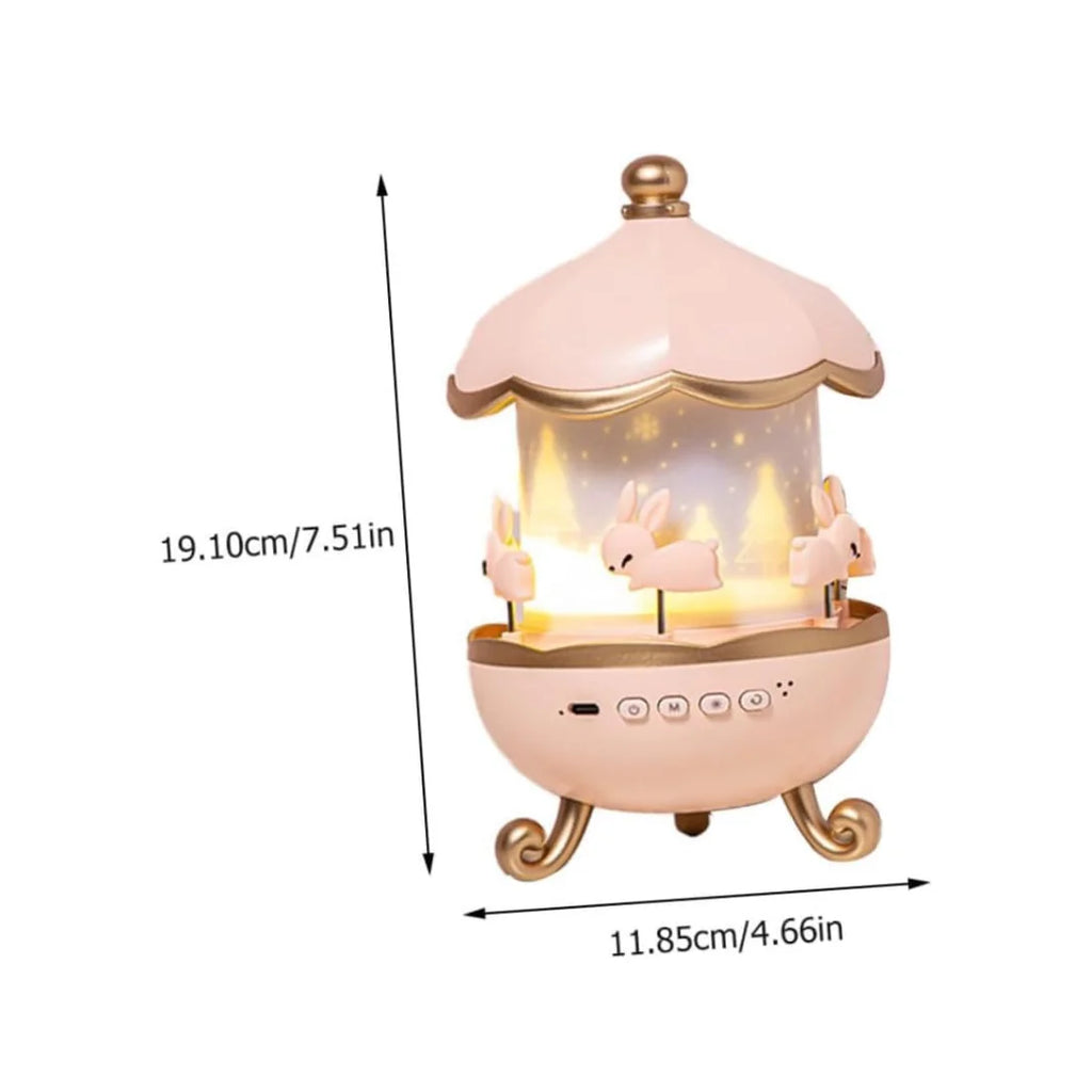 Galaxy Bunny 360° Star Projector Night Lamp · 6 Films · Rechargeable · Ages 1+