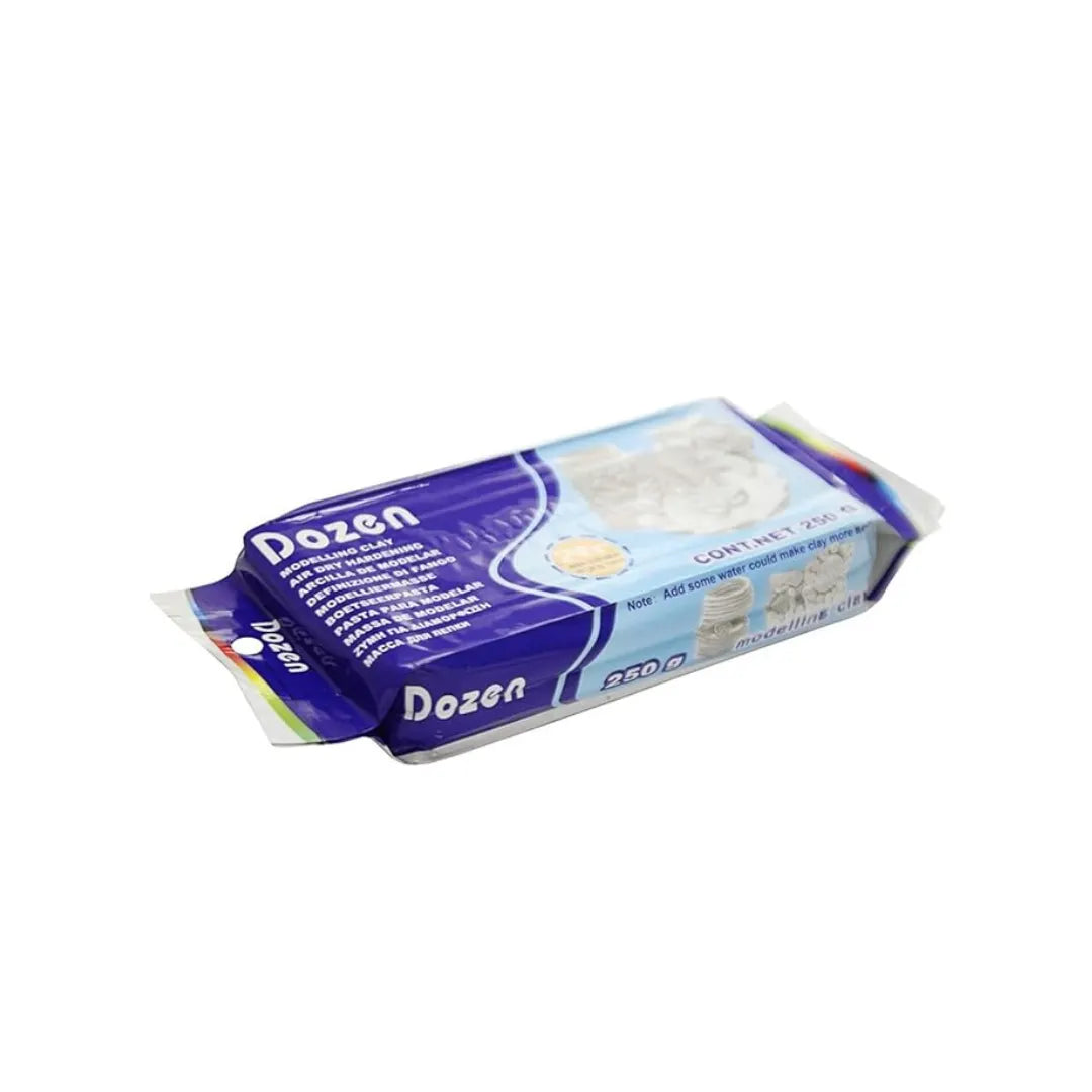 White Air Dry Clay 250g - Non-Toxic Modelling Clay for Kids, Art & School