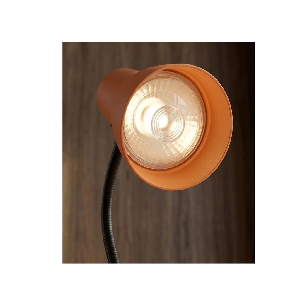 Flexible Gooseneck Study Lamp - Adjustable Metal Desk Light for Kids