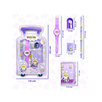 Mini Trolley Suitcase Kids Stationery Set with Digital Watch & Wallet