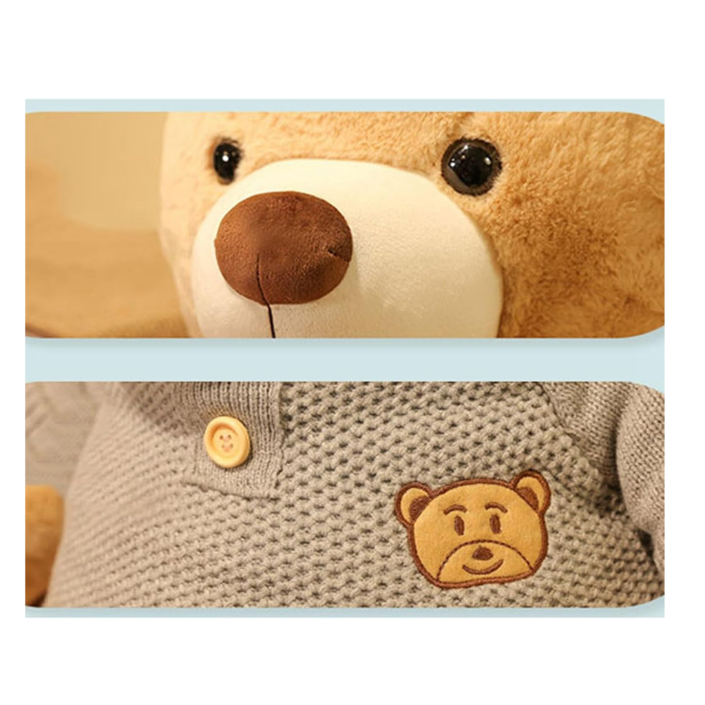 Cute Teddy Bear Plush Soft Toy with Sweater