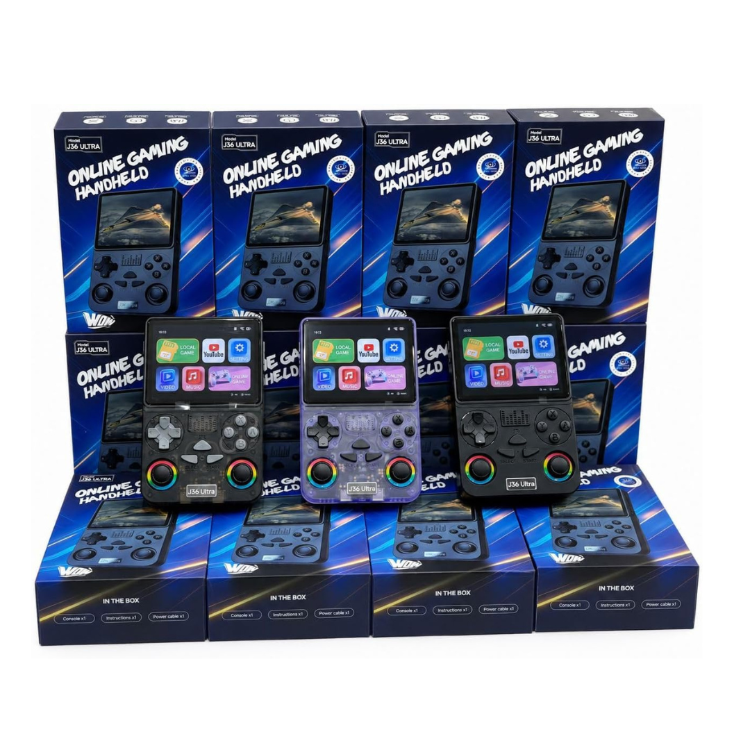 Toy Rush J36 Ultra All-in-One Handheld Gaming Console For Kids (14 Years+) Color as per Availability