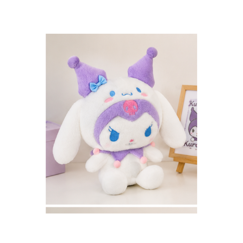 Rolex Cute Kuromi Plush Toy – Soft Stuffed Cartoon Doll (Colour as per Availability) | Ages 3+