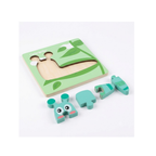 JB Impex Wooden Caterpillar Jigsaw Puzzle Board – Educational Animal Puzzle for Kids 5 Pcs 3+ Years