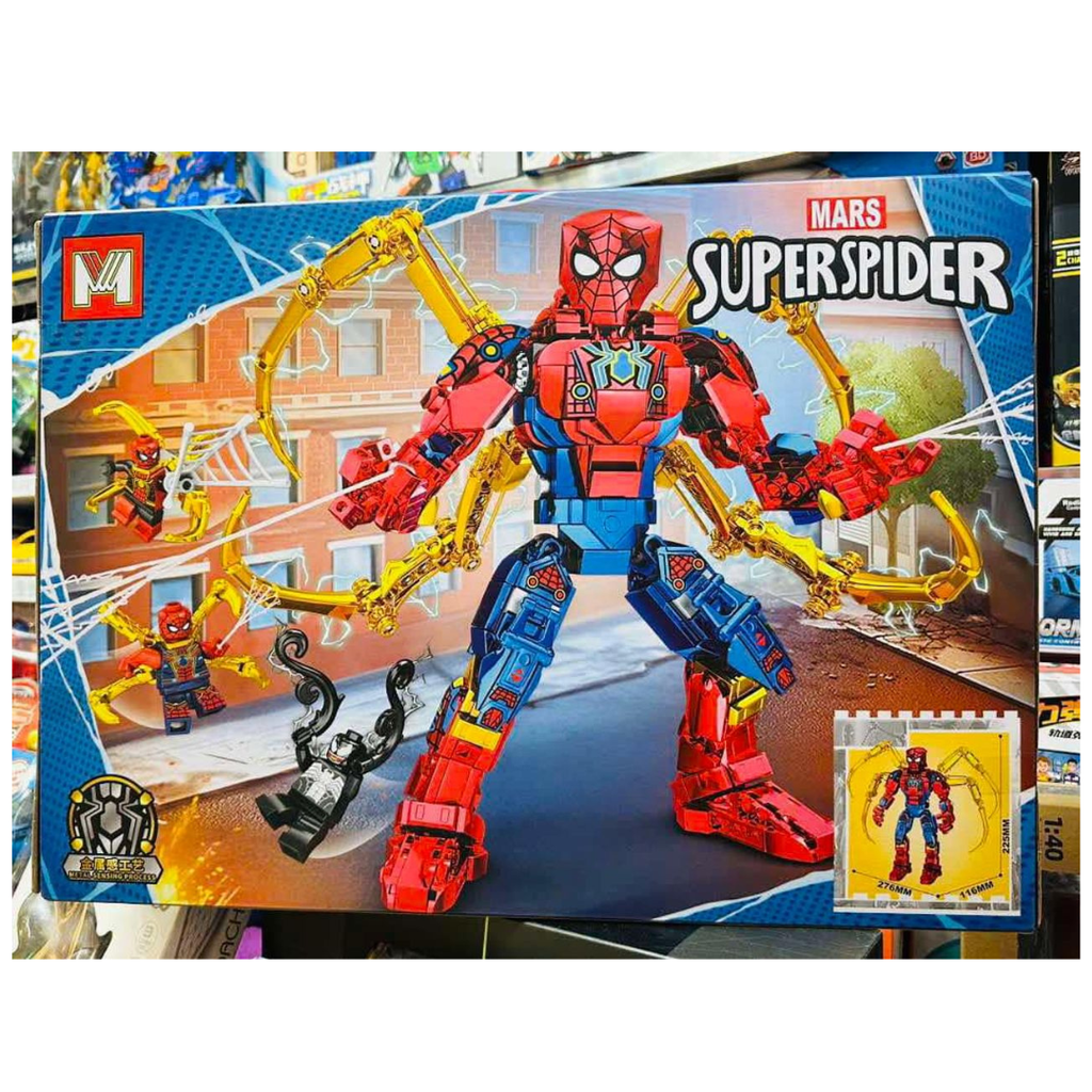 JB Impex Super Spider Building Block Set for Kids (Age 6+ Years)