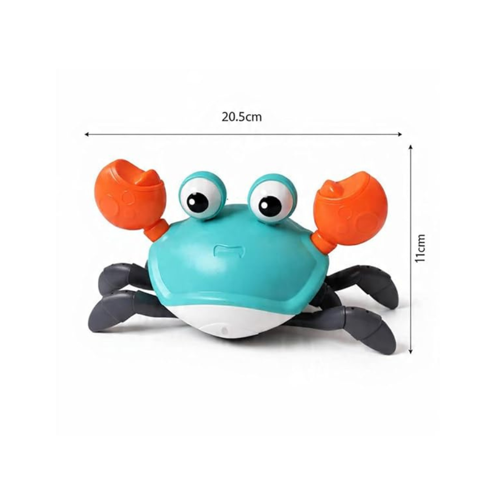 Toy Gallery Induction Electric Crawling Crab Toy with Light & Sound (3+ Years)
