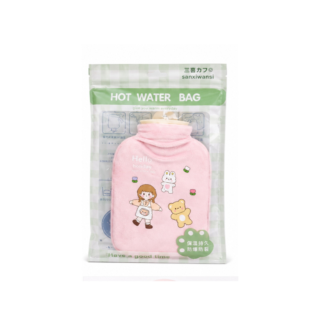 UB Collection Cute Hot Water Bag with Soft Plush Cover | Model 312-17