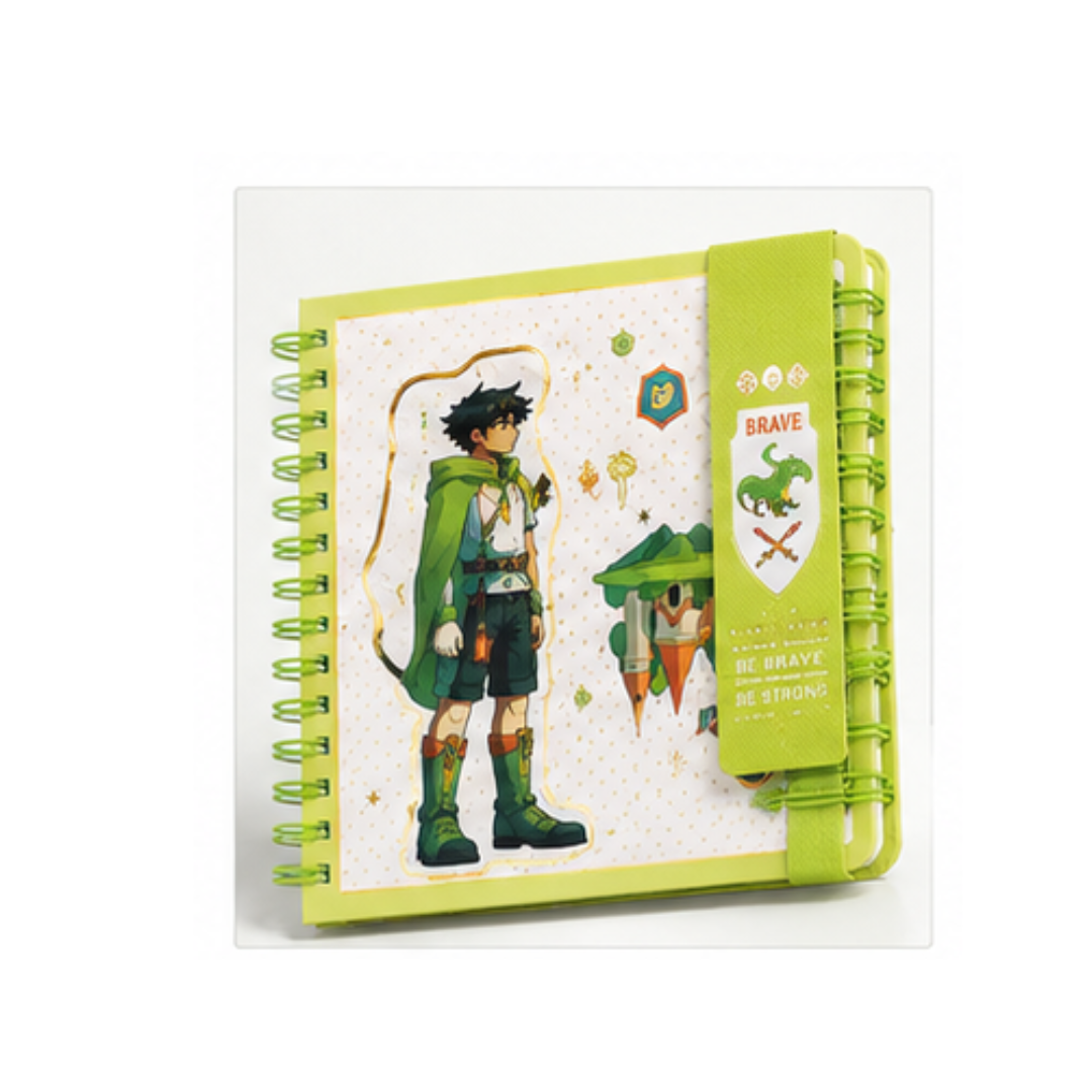 UB Collection Adventure Warrior Spiral Diary | Premium Hardcover Notebook