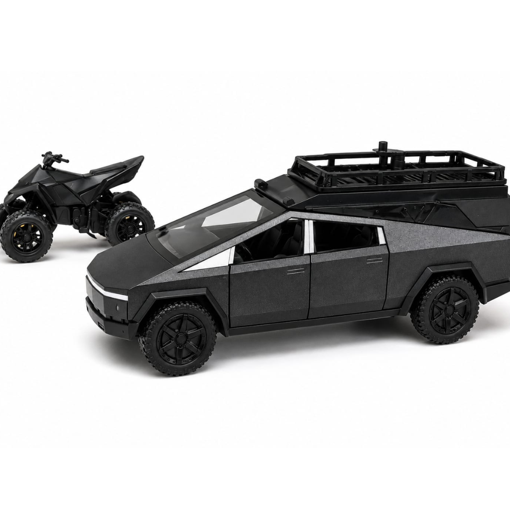 Toy Rush1:32 Die-Cast Off-Road Pickup Truck with ATV Toy Set (6+ Years)