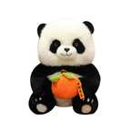 Interval magic lamps Cute Panda Plush Toy Holding Persimmon (3+ Years)