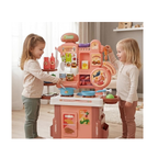 Mini Chef Toy Kitchen Set with 46 Pieces by Maxi Toys (Ages 3+)