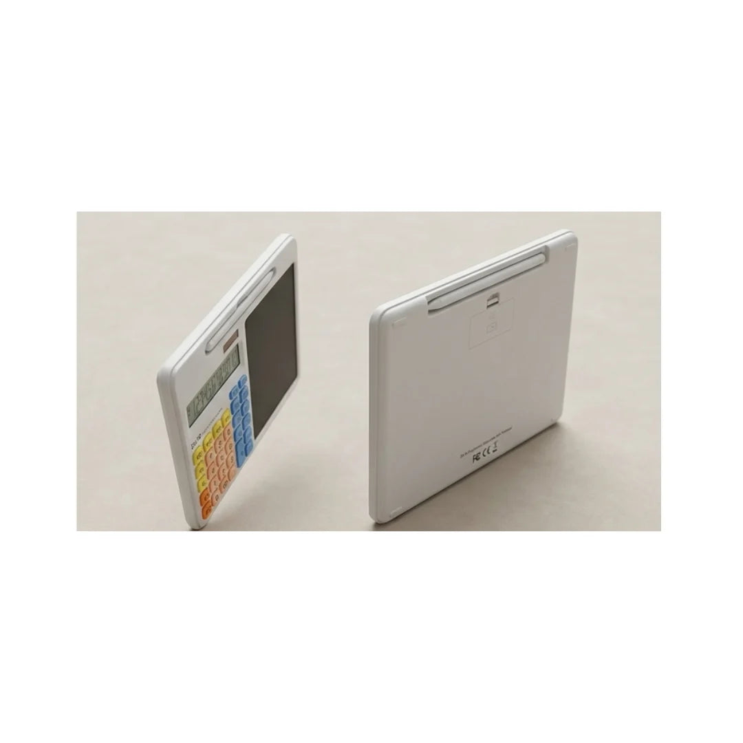 2-in-1 Calculator with LCD Writing Pad - 12-Digit Functional E-Notepad