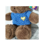 Cute Teddy Bear Plush Soft Toy with Blue Sweater