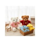 Plush Bear Hoodie Outfit for 14–18 Inch Teddy Bears