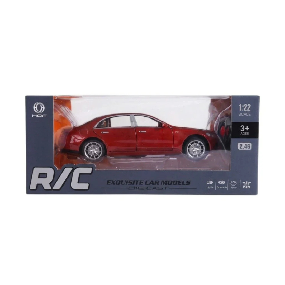 Die-Cast Luxury SUV Remote Control Toy Car with Lights & Openable Doors 1:22 Scale