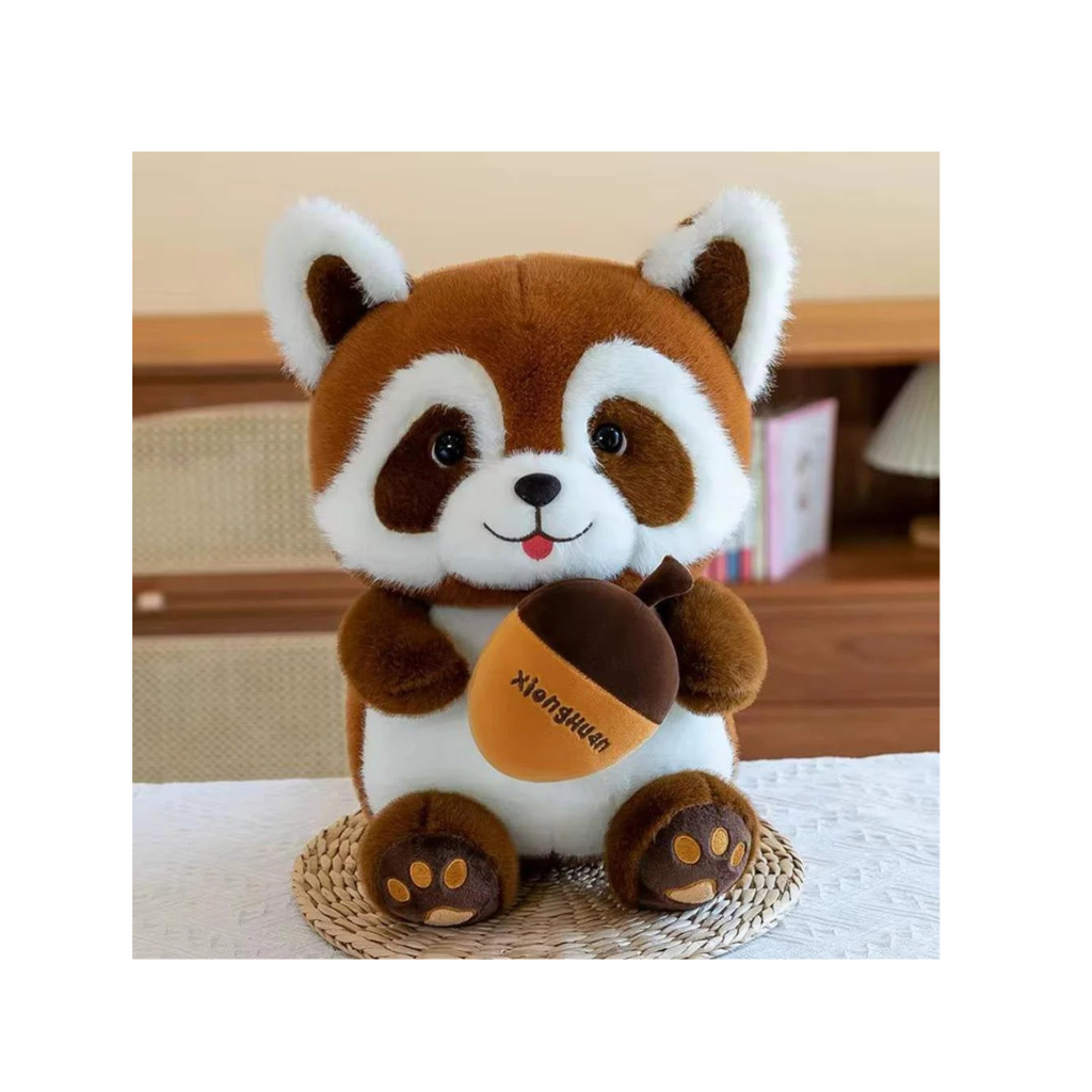 Rolex Cute Squirrel Plush Toy Holding Acorn 3-12 Years
