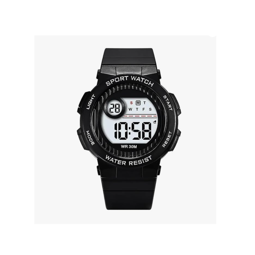 Kids Digital Sports Watch with LED Display – Colourful Wrist Watch for Boys & Girls