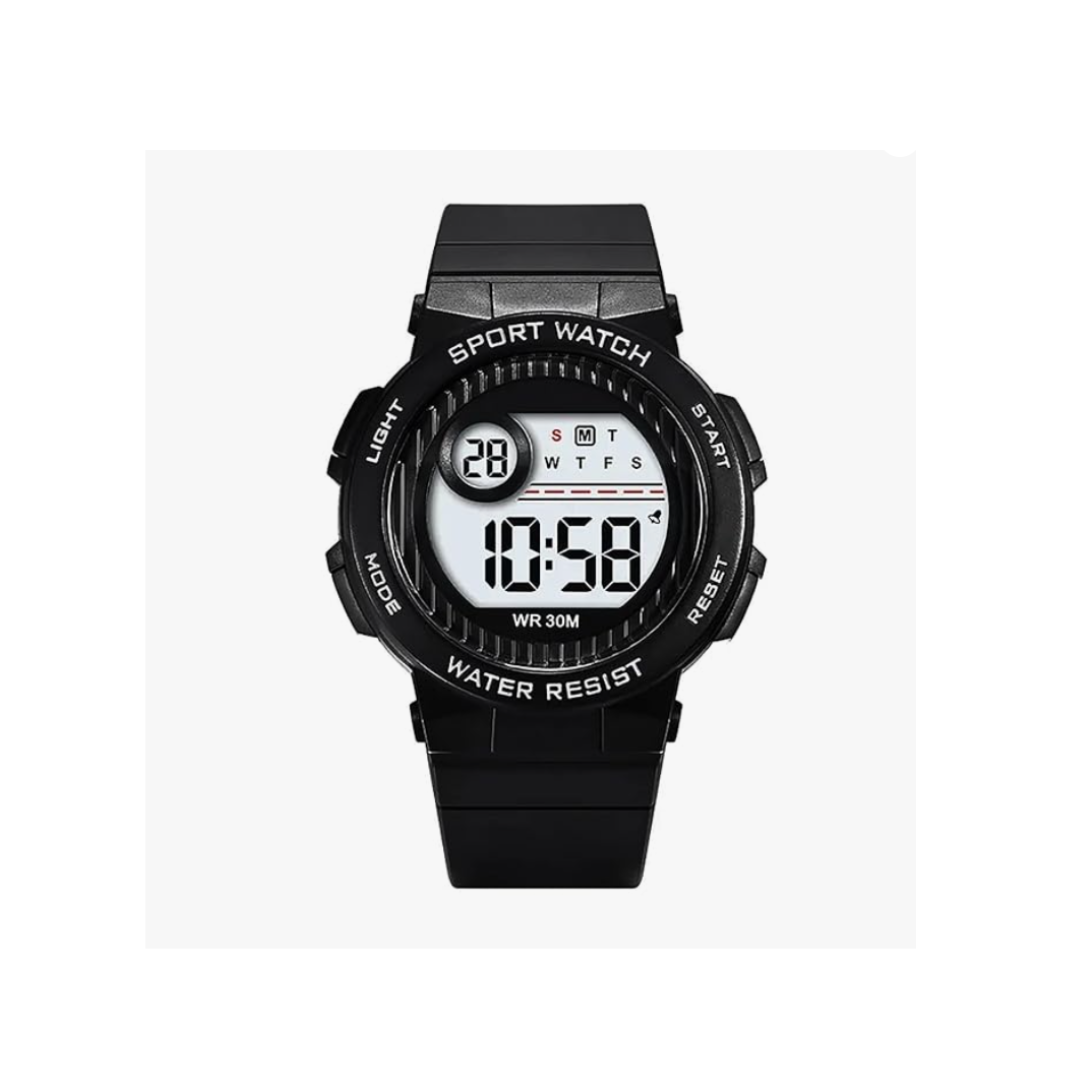 Kids Digital Sports Watch with LED Display – Colourful Wrist Watch for Boys & Girls