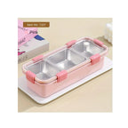 Stainless Steel Bento Lunch Box · Multi-Compartment · Leak-Proof · Ages 6+