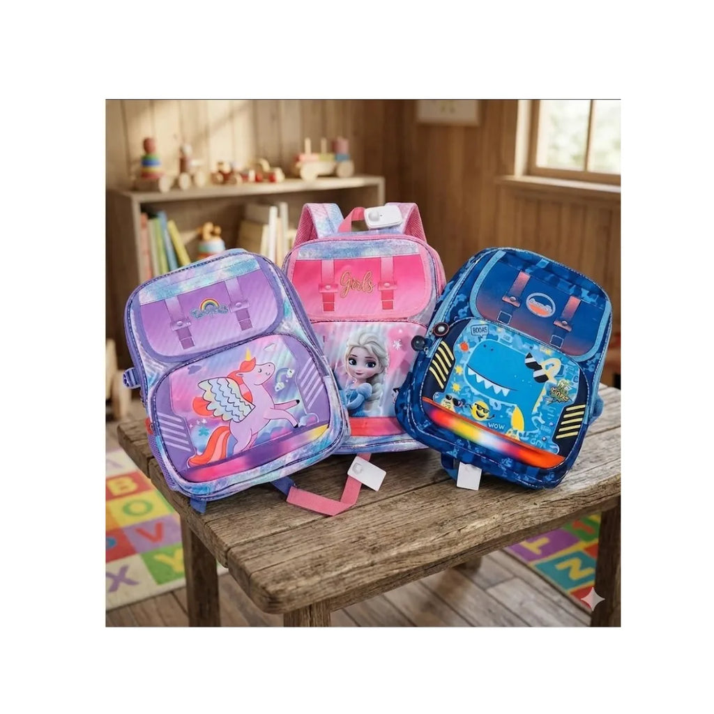 Kids Character School Backpack - Multi-Compartment, Comfortable & Eye-Catching