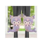 Rolex Mermaid Plush Curtain Tieback Holders – 2 Piece Soft Decorative Curtain Clips (Purple, 35 cm) 3+Years