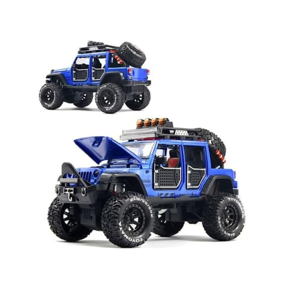 Toy Gallery Die-Cast Off-Road 4x4 Jeep Toy 1:24 Scale (3+ Years)