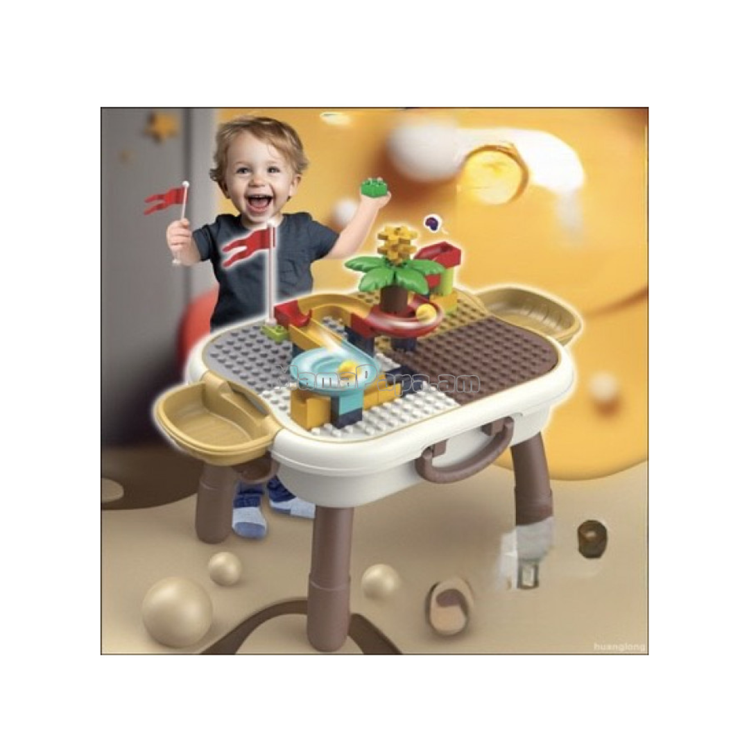 JB Impex Building Blocks Activity Table 11 Pieces for Kids (Age 3+ Years) (Random Colour as per Availability)