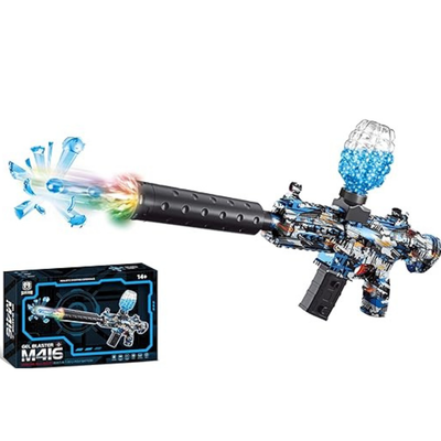 JB Impex Rechargeable Gel Blaster M415 Gun Set, 300+ Capacity Outdoor Toy For Kids (4 Years+) (Color as Per Stock)