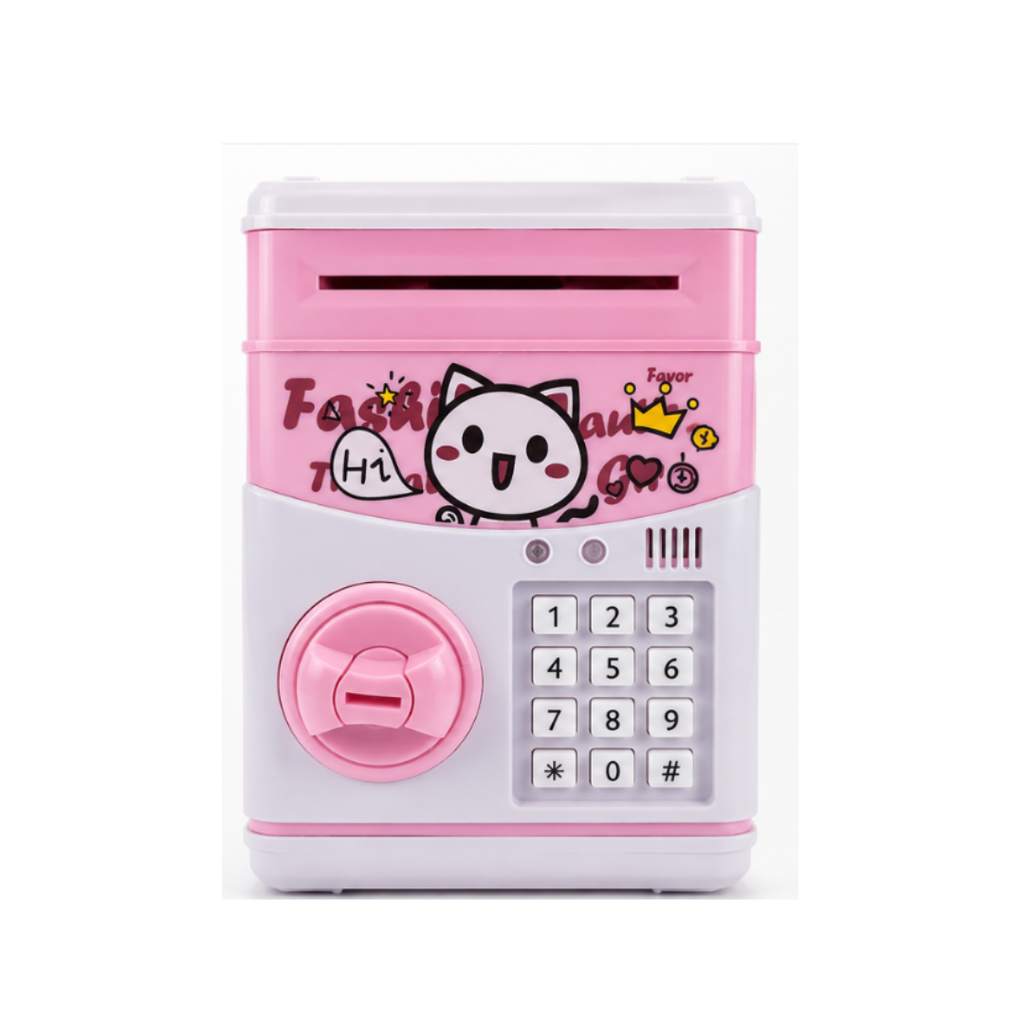 Toy Rush Electronic Money Box with Password Lock – Kids ATM Piggy Bank (3Years+)