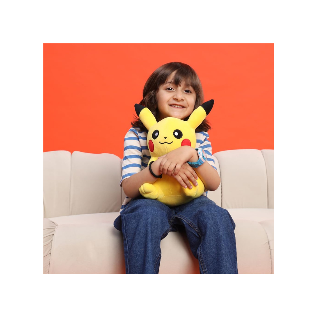 Rolex Far Pikachu Plush Toy (S Size) – Soft & Cuddly Pokemon Stuffed Toy for Kids (3+ Years)