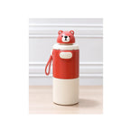 Cute Bear Thermos Water Bottle - Vacuum Insulated Stainless Steel Flask