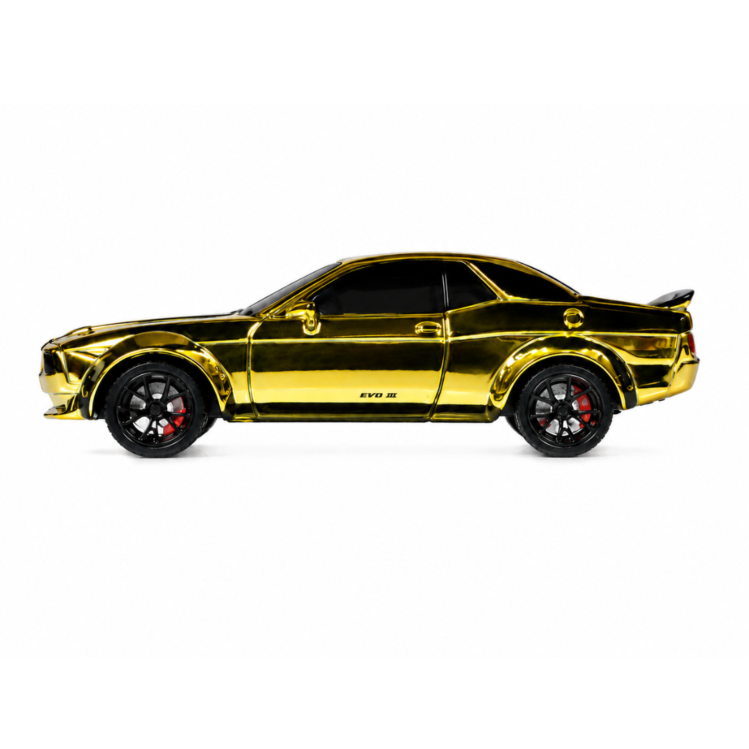 Toy Rush EVO III Chrome Muscle Car (Metallic Chrome Red & Gold Editions) RANDOM COLOUR AS PER AVAILABILITY (6+ Years)