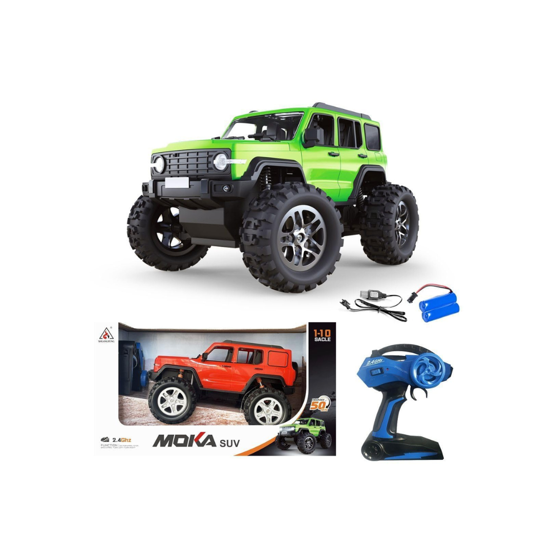 RC Monster Truck, 2.4GHz Remote Control SUV, 50 Minutes Play Time For Kids Boys and Girls (4 Year+)