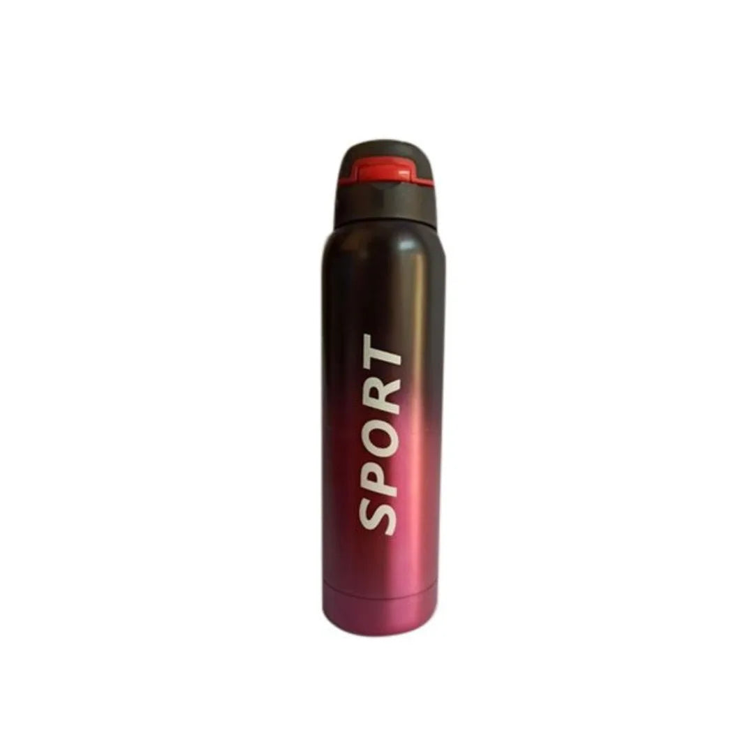 Stainless Steel Sports Water Bottle - Flip Top Lid, Insulated, BPA-Free