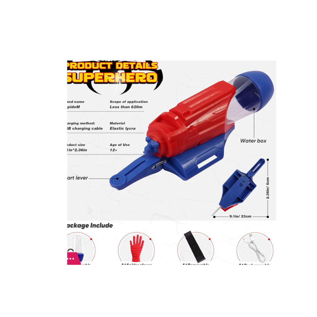 String Web Shooter Thread Automatic Winding Hand Chew
