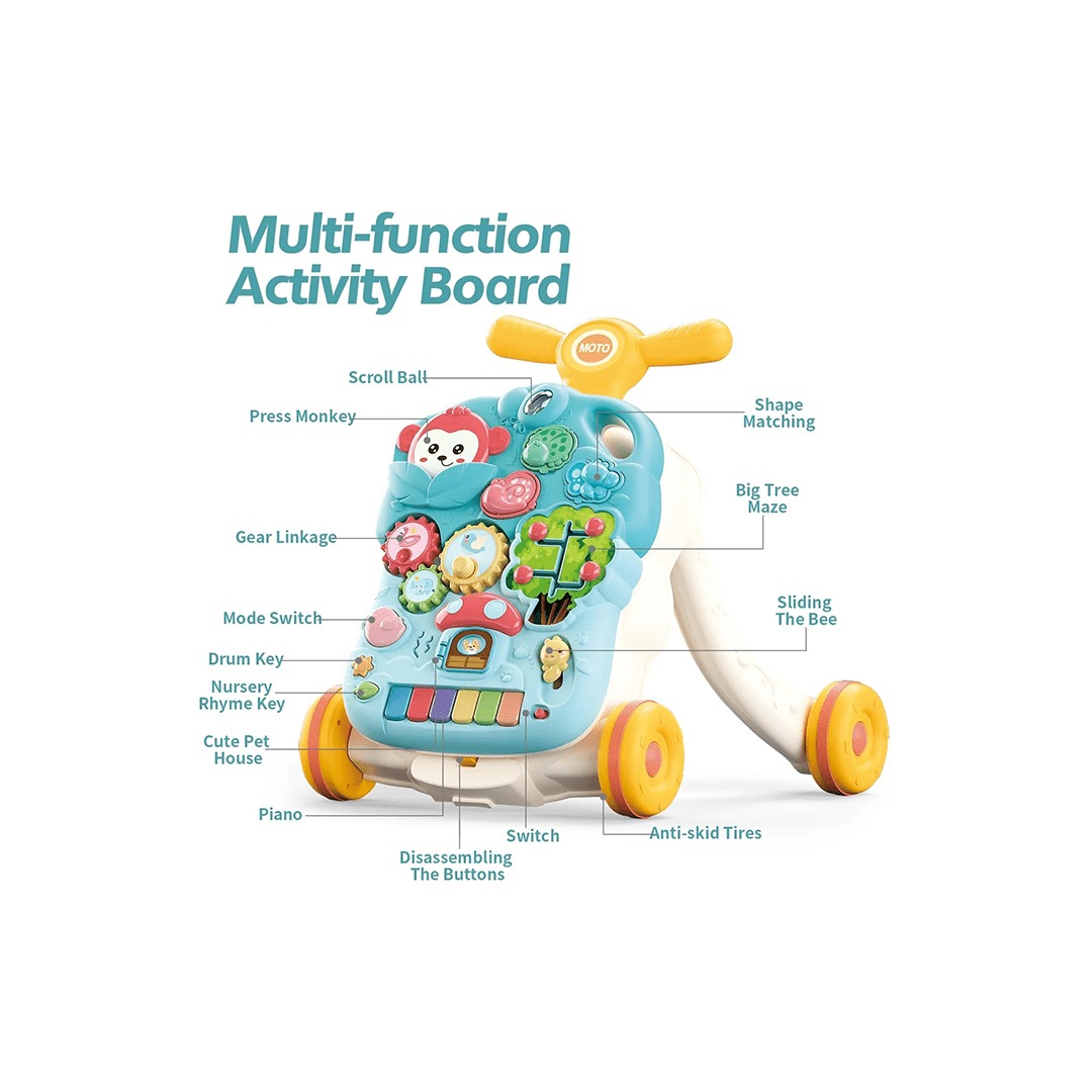 Baan Toys Toys Baan Toys 2 in 1 Baby Detachable Walker For Kids (6-18 Months)