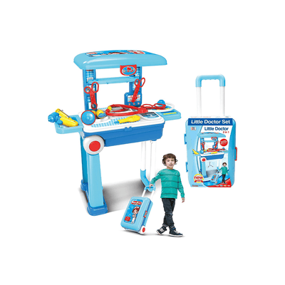 Baan Toys Toys Baan Toys 2 in 1 Pretend Play Doctor Set Trolley for Kids (3 years+)