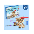 2in1 Hydraulic Aeroplane & Dart Launcher Toy for Kids,Shoots Planes/Darts Far in Air,DIY Science Toy (6-14 Years)