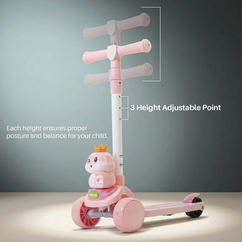 baybee Kick Scooter for Kids 3 Wheel Foldable Skate Scooter for Kids 3 to 8 Years