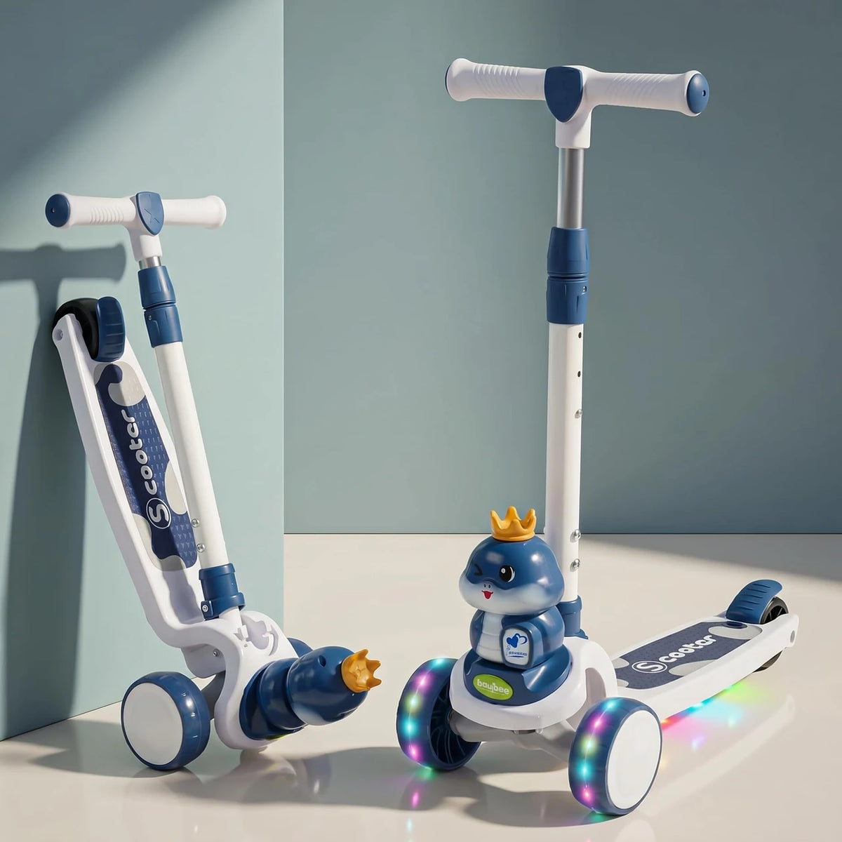 baybee Kick Scooter for Kids 3 Wheel Foldable Skate Scooter for Kids 3 to 8 Years