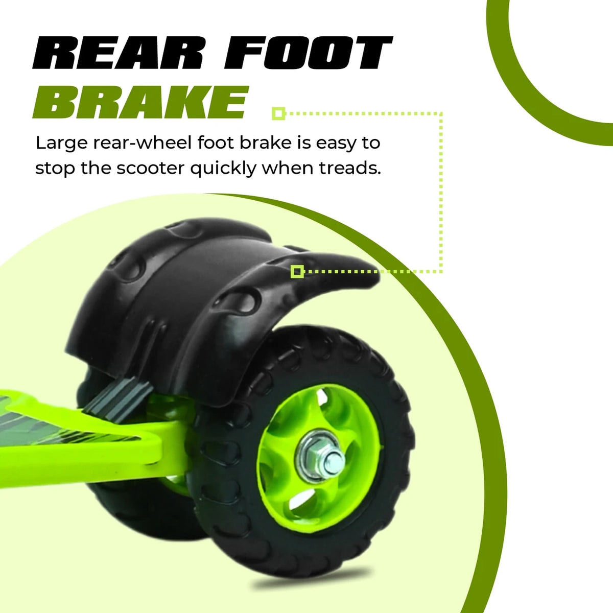 Foldable Kids Scooter with Suspension System, Green, 50 kg Capacity, Ages 5–10 Years