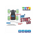 Remote control stunt car with lights