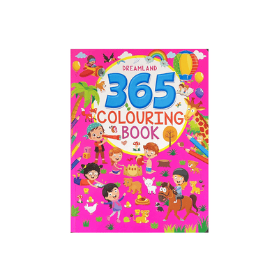 Dreamland Publications Books Dreamland 365 Colouring Book for Kids - Painting and Drawing Book with 368 Big Pictures (2 Years+)