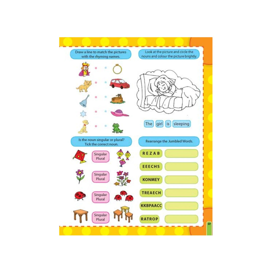 English activity workbook for kids 