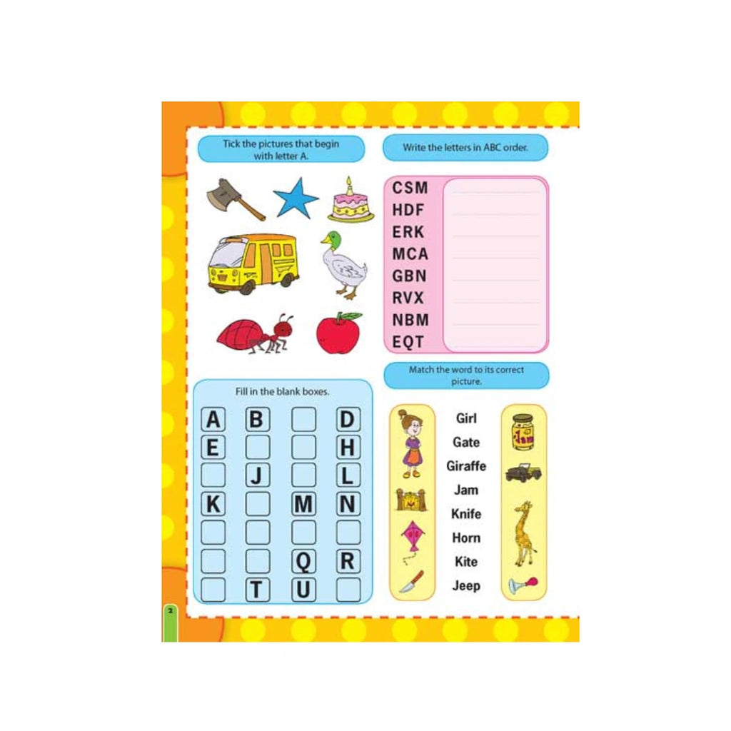 English activity workbook for kids 