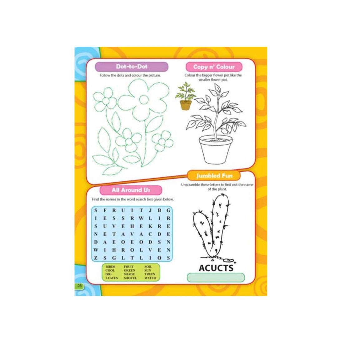 Science activity workbook for kids 